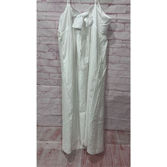 A new day white long dress size large beach vacation summer - Picture 3 of 8